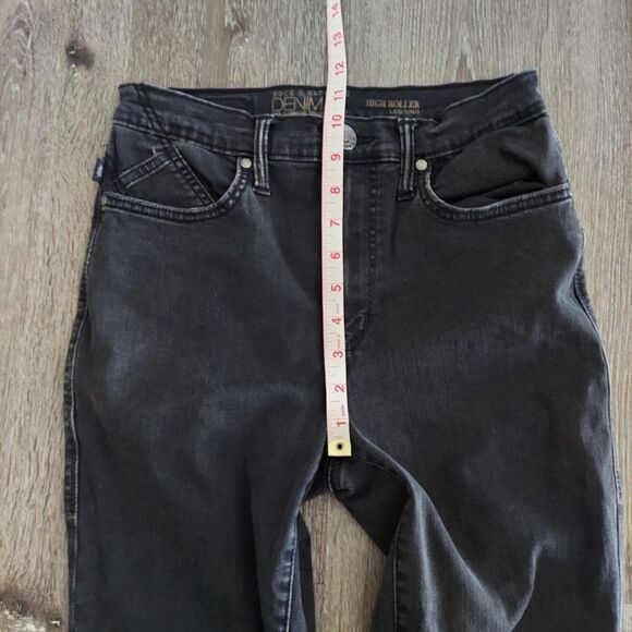 Women's Rock & Republic Black Wash High Roller High-Waisted Skinny Jeans Size 8 - Picture 10 of 11